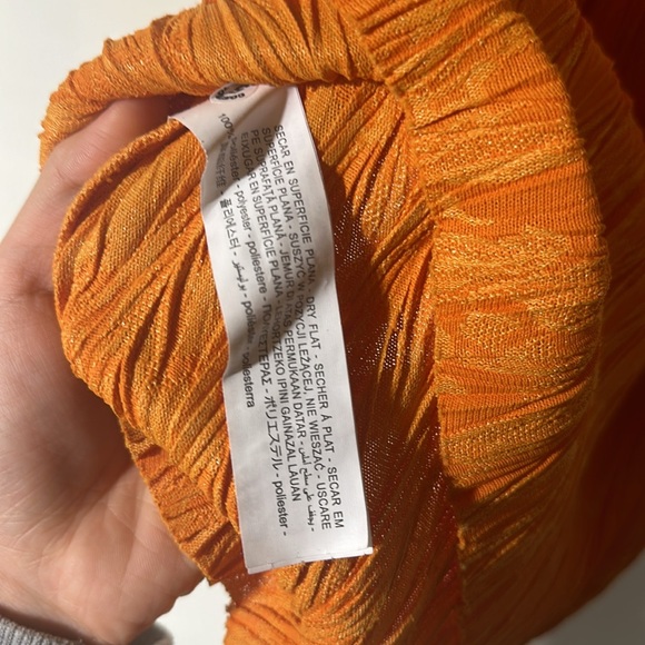 Zara orange sleeveless shirt - Picture 3 of 4